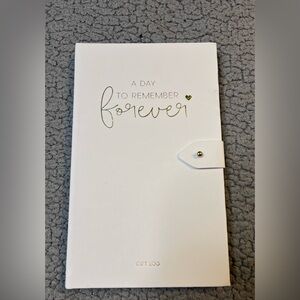Paper Destiny Wedding Day Gift Log White And Gold New With Tags
